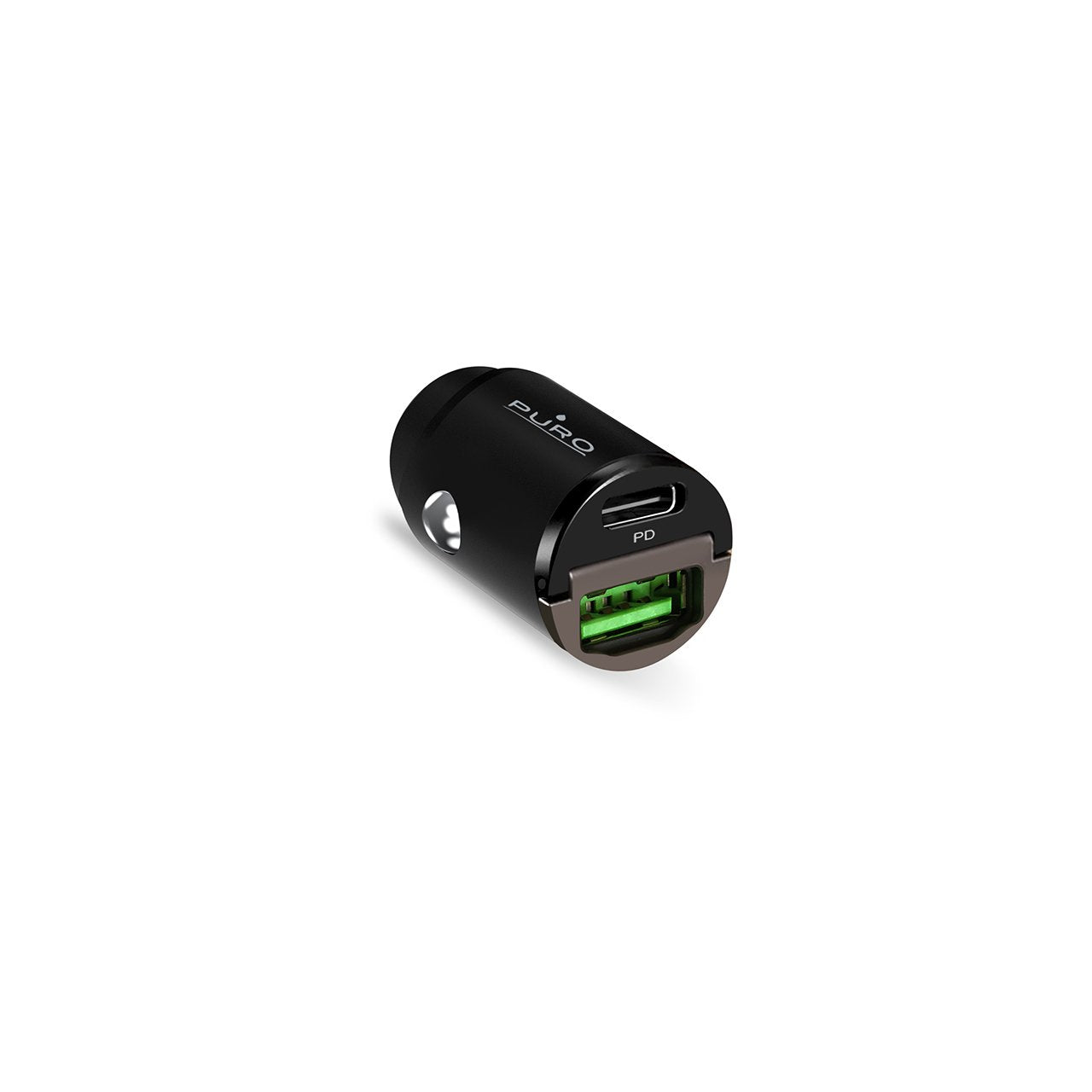 Mini Carica Batterie da Auto "Bullet" USB-C e USB-A Fast Charging e Power Delivery 30W