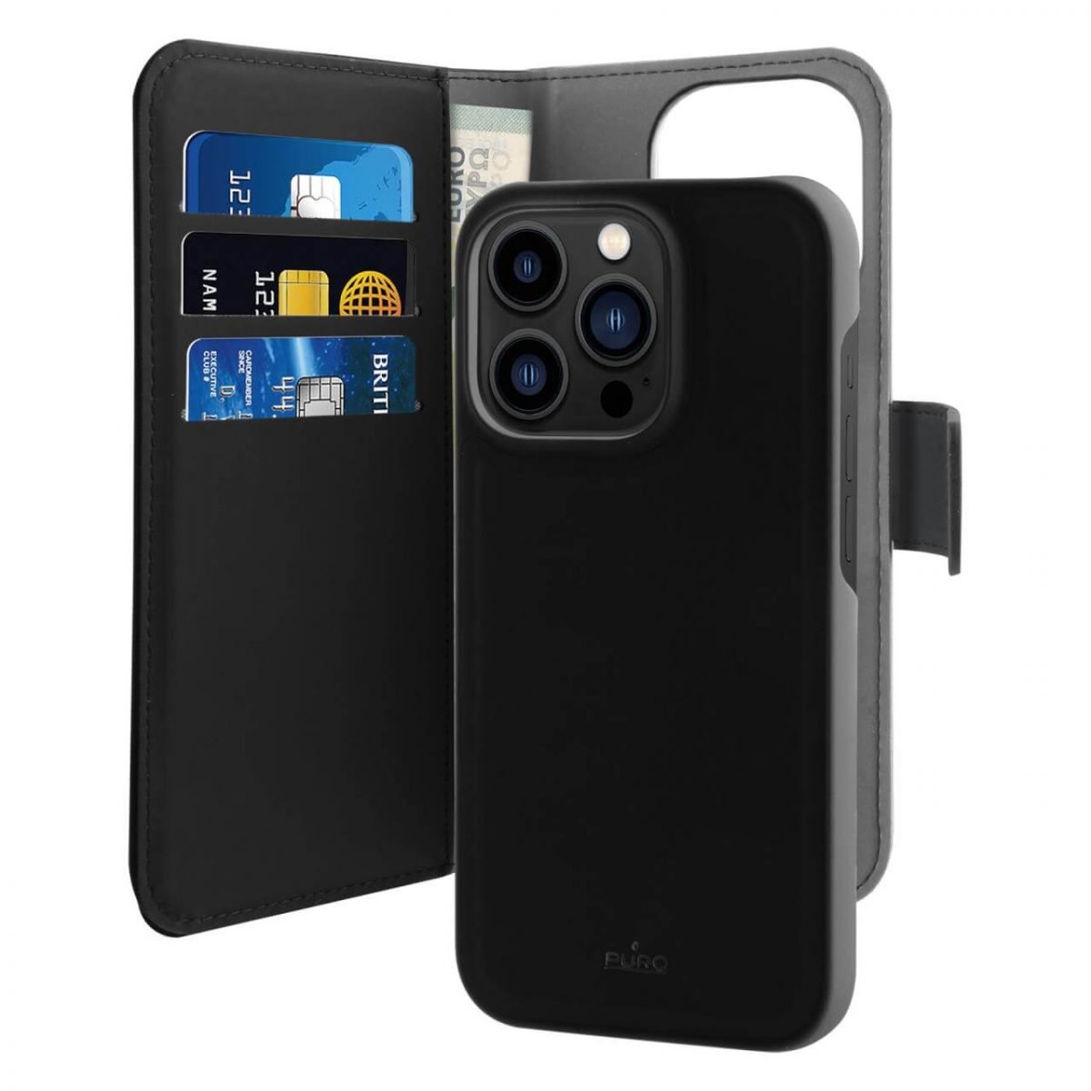 Custodia a portafoglio di lusso per iPhone 14 Pro