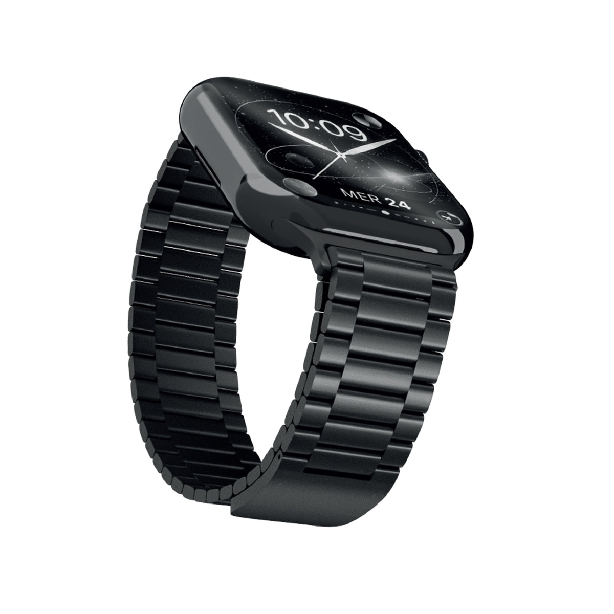 Bracelet de remplacement Matrix en acier inoxydable avec fermeture magnétique pour Apple Watch 38/40/41/42 mm