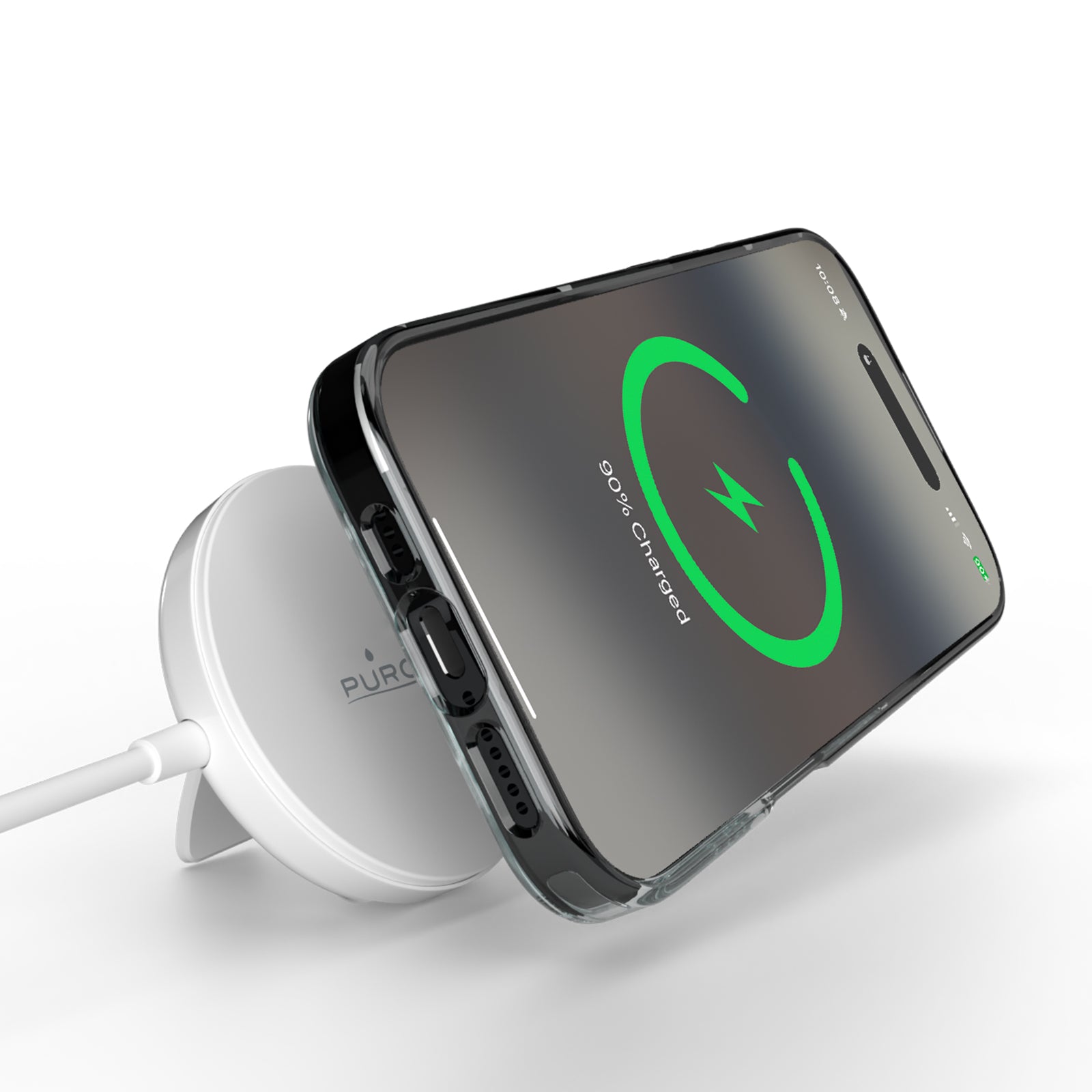 Magnetic Power Supply QI2 with Stand with Magsafe Technology