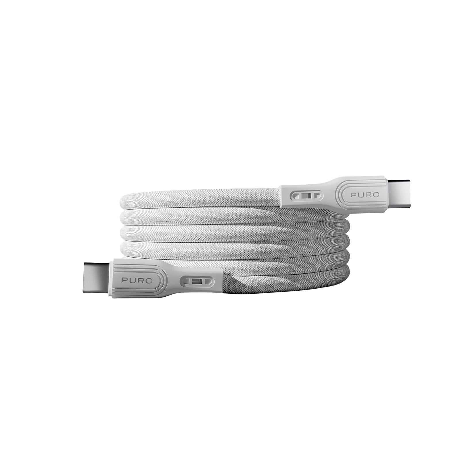 Câble magnétique à enroulement USB-C vers USB-C, 1m