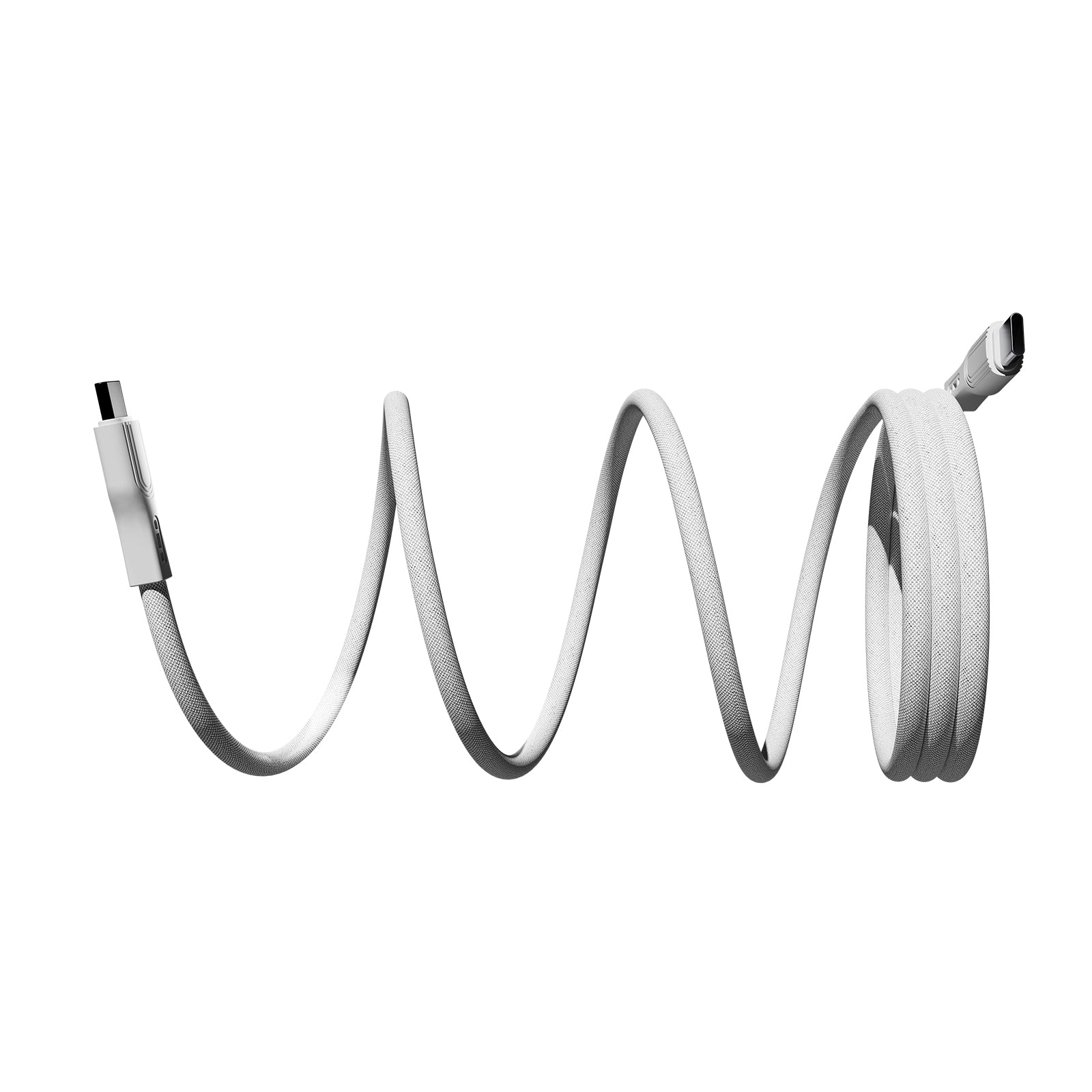 Câble magnétique à enroulement USB-C vers USB-C, 1m