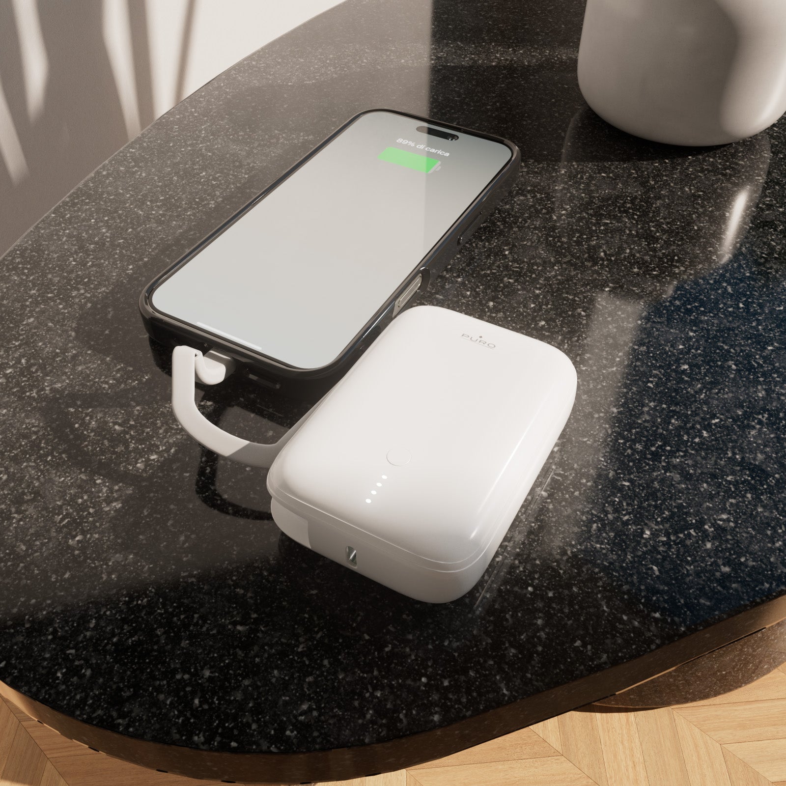 Power Link 10 Plus – 10,000 mAh powerbank with integrated USB-C cable