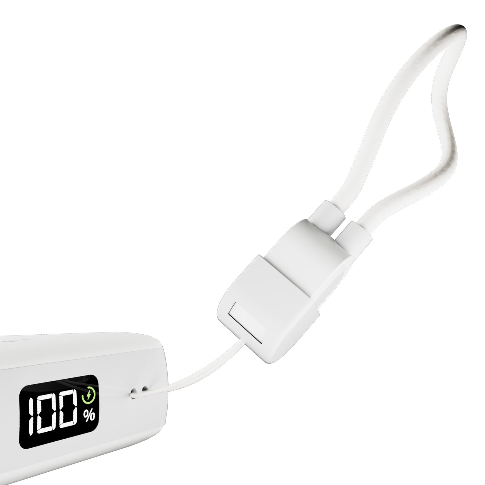 Power Bank 10000 mAh con cavo USB-C e display LCD