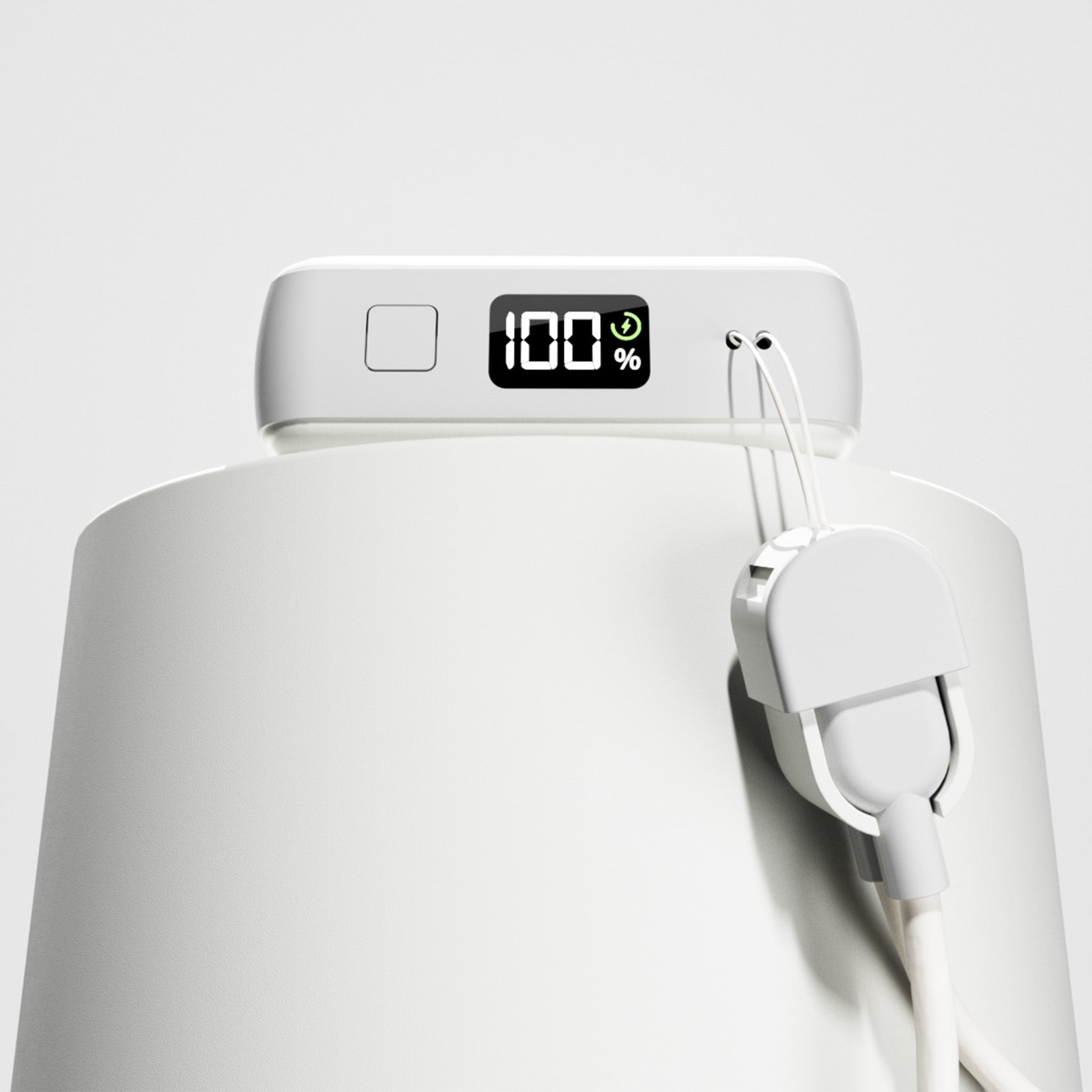 Power Bank 10000 mAh con cavo USB-C e display LCD