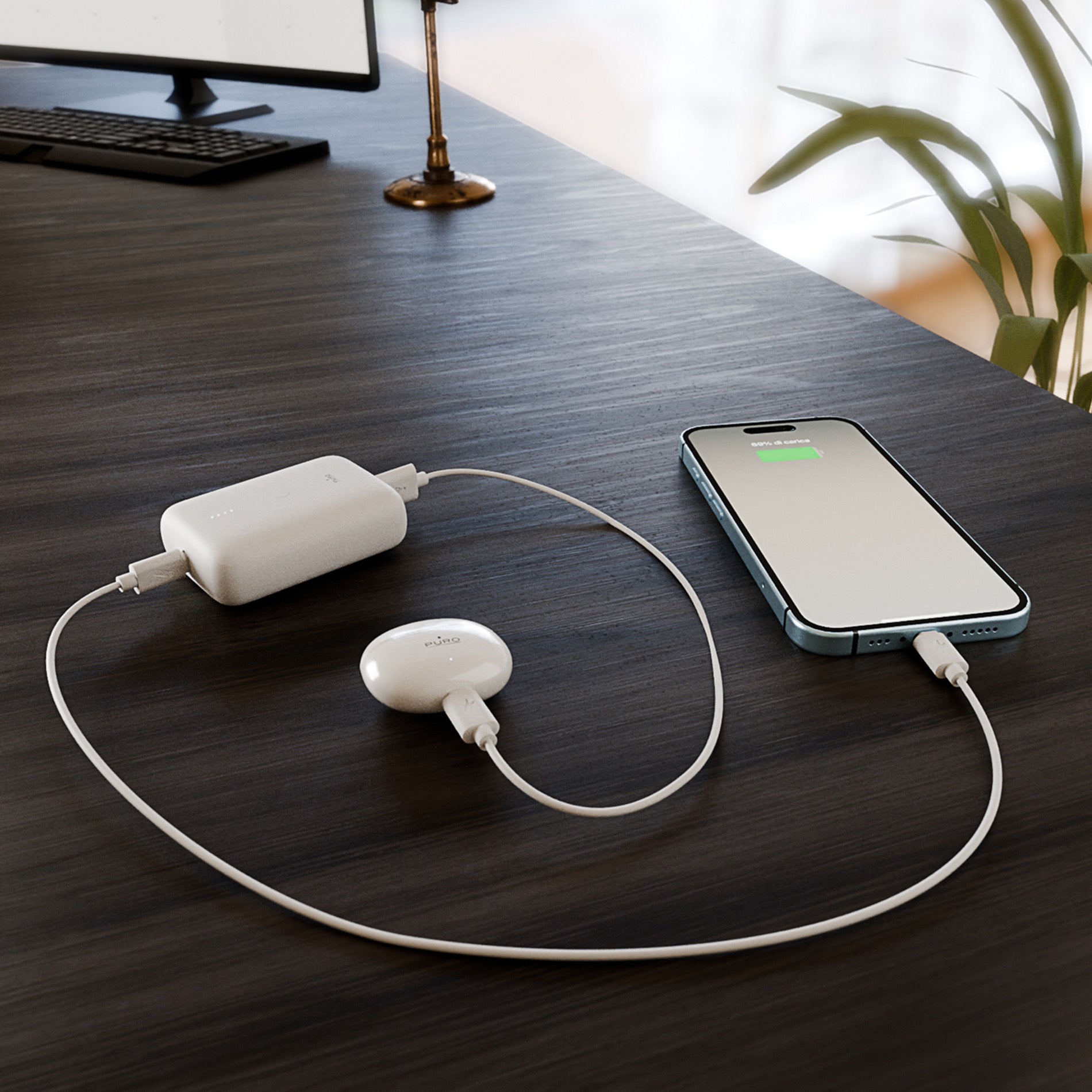 Mini Power Bank "Power Mini 10" 10000mAh USB-A and USB-C