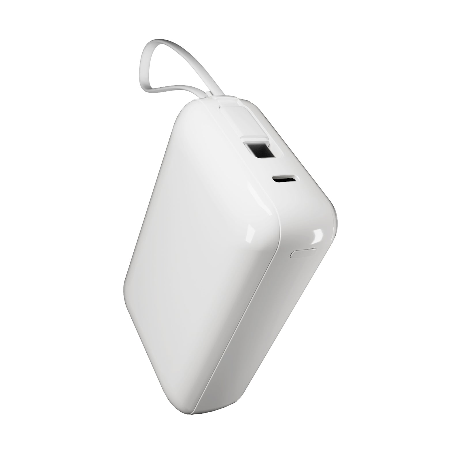 Power bank 20000 mAh 45W con display LCD e cavi integrati