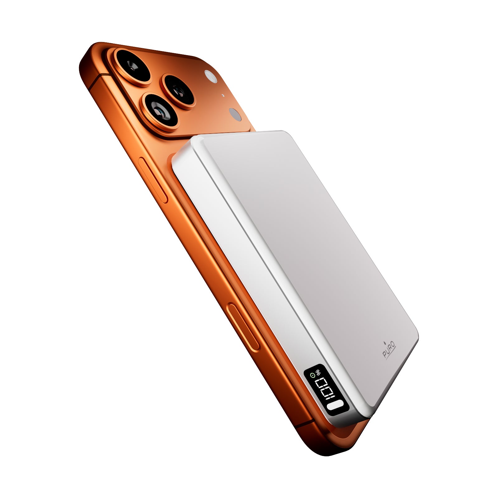 Power bank magnetico Qi2.2 10000 mAh con display