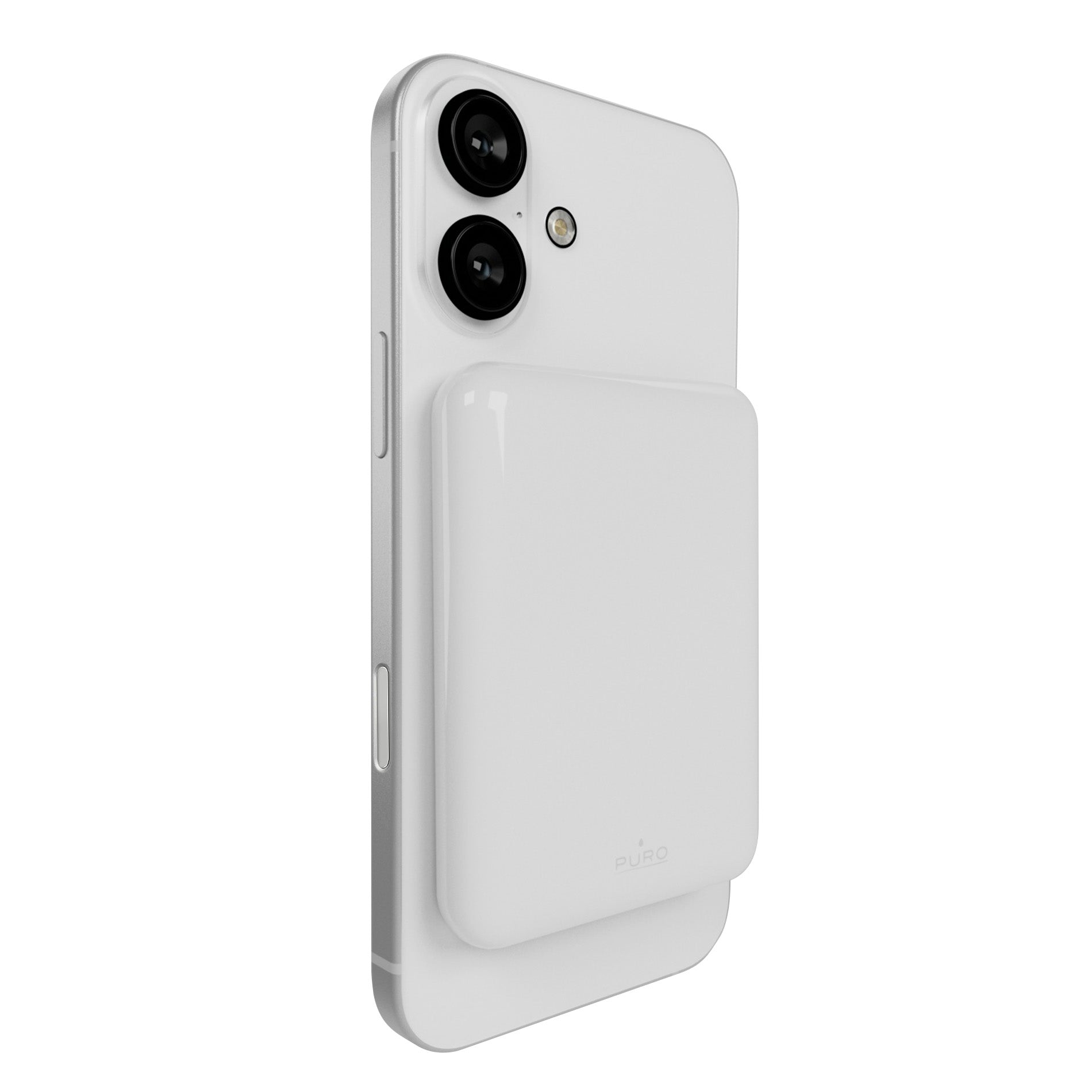 PopSockets PowerPack Power Bank Magnetico 5000 MAh Per MagSafe – Batteria Wireless Con Impugnatura E Supporto Integrati, Ricarica Veloce 20W, Bianco