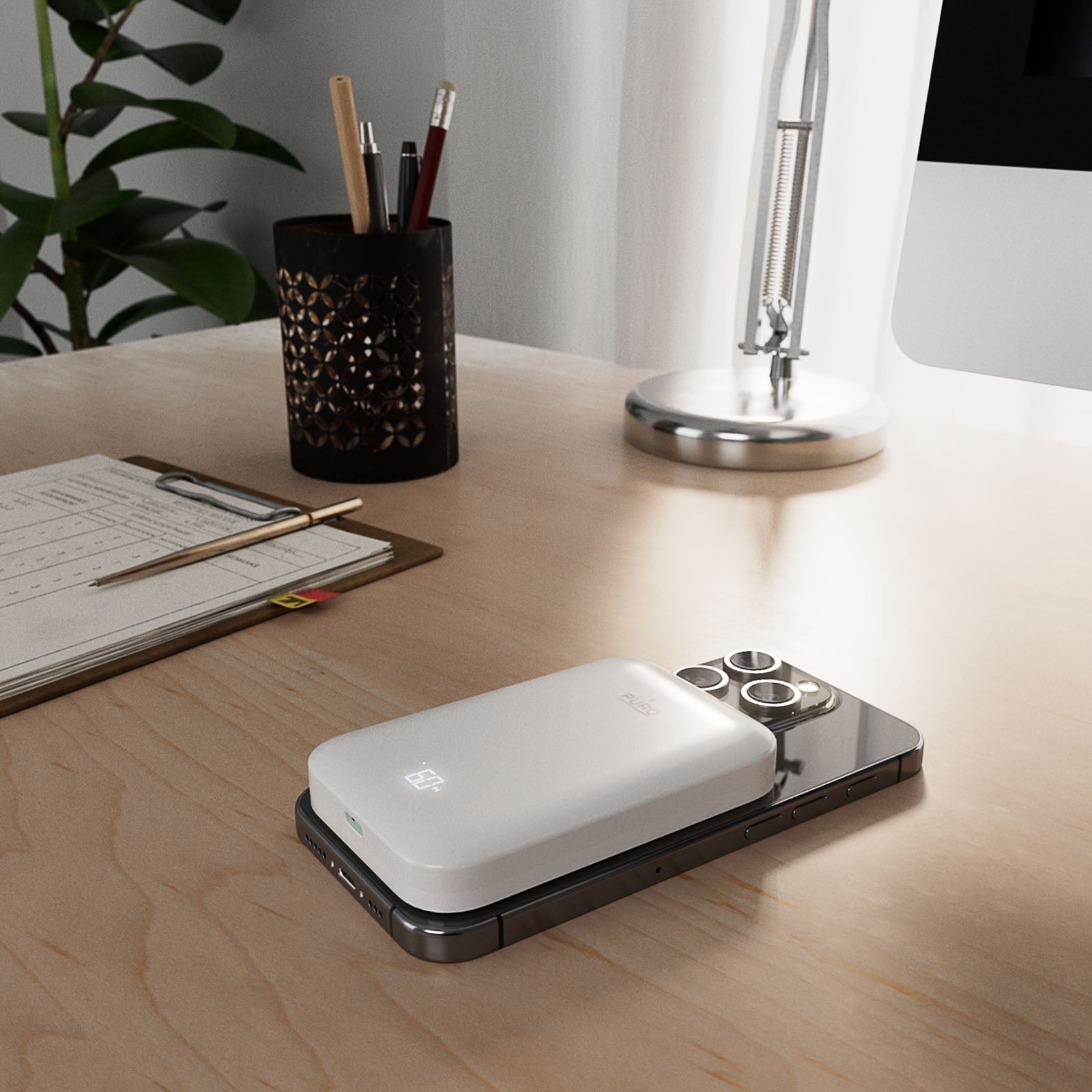 Power Mag compatibile MagSafe 5000 mah con display LCD