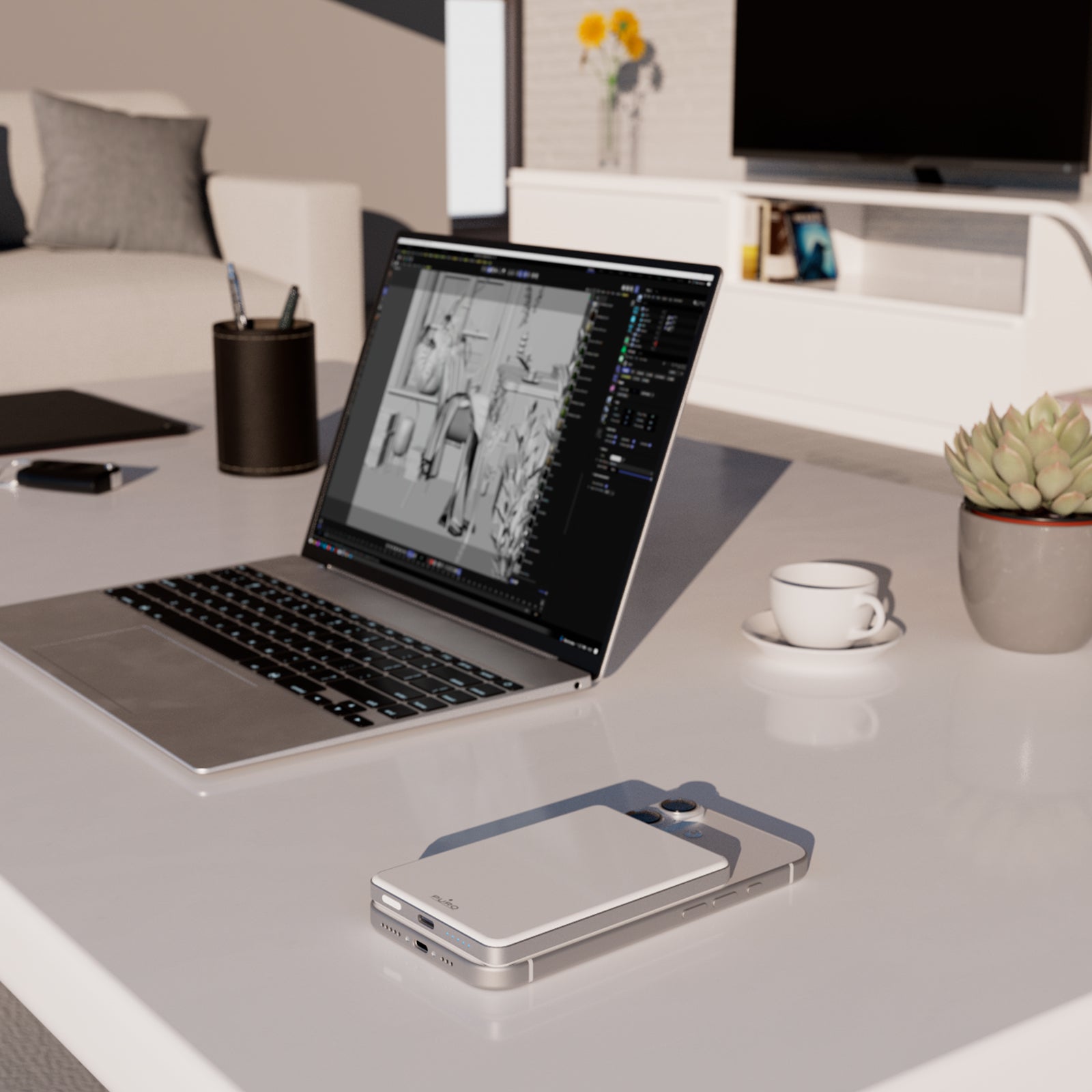 Power bank magnetico 5000 mAh Qi2 compatibile MagSafe