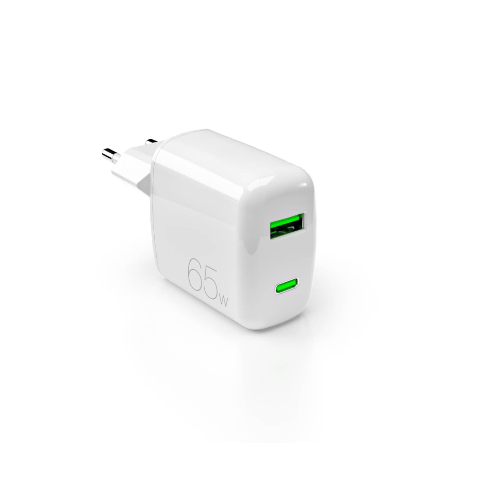 Caricabatterie da parete MiniPro 65W USB-C e USB-A– tecnologia GAN