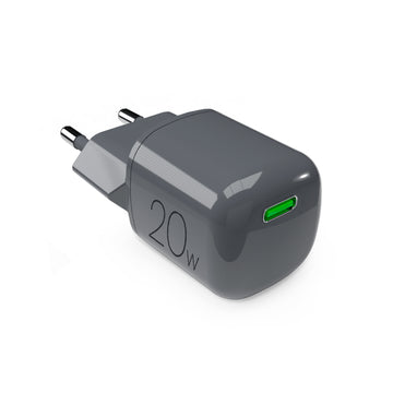 Caricabatterie da parete con tecnologia GAN da 20W con porta USB-C – Black Oyster