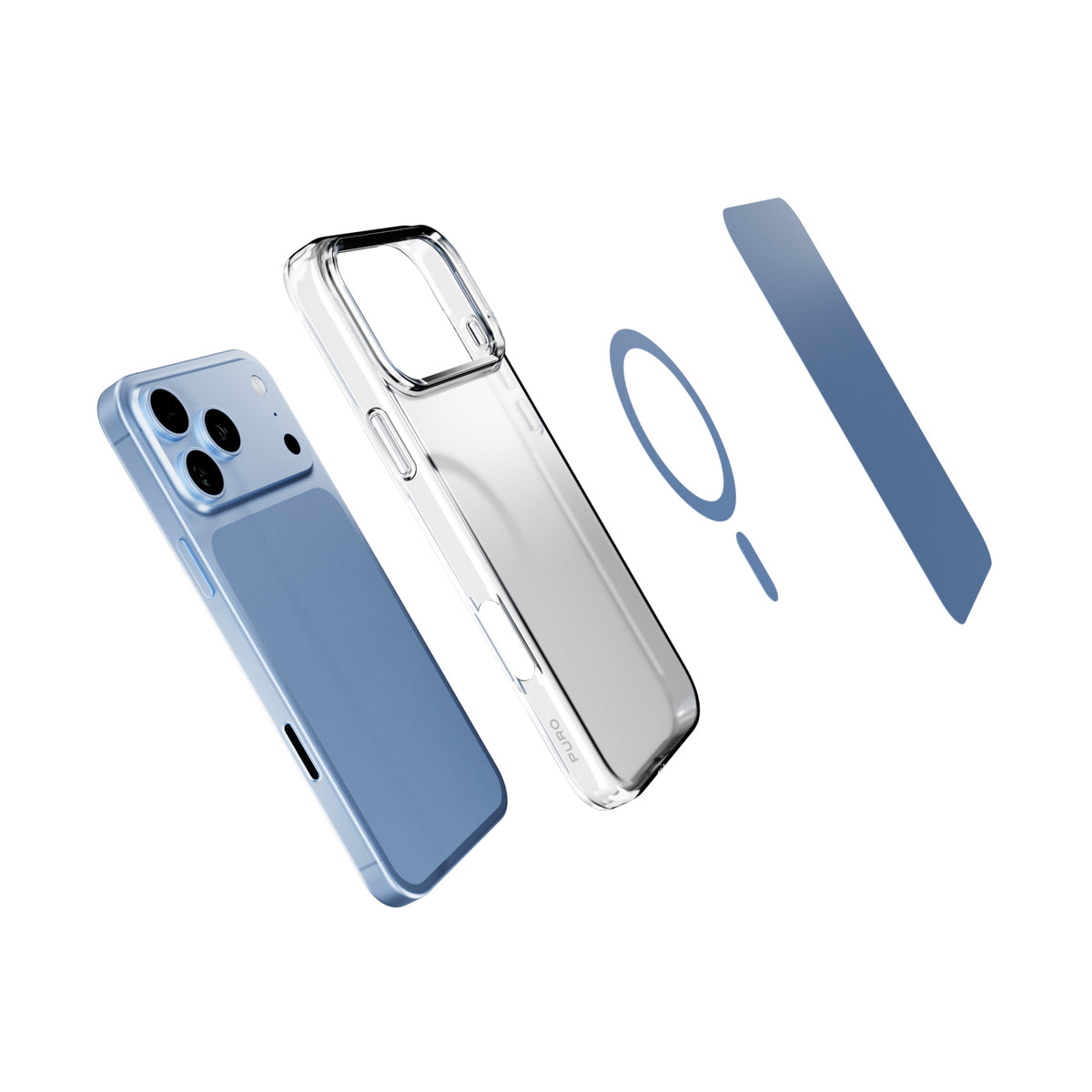 Coque Plate Mag pour iPhone 18 Pro/17 Pro