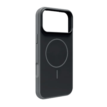 Coque bicolore Blend Mag pour iPhone 18 Pro Max/17 Pro Max compatible MagSafe, avec finition douce au toucher et boutons effet métallisé – Dark Shadow