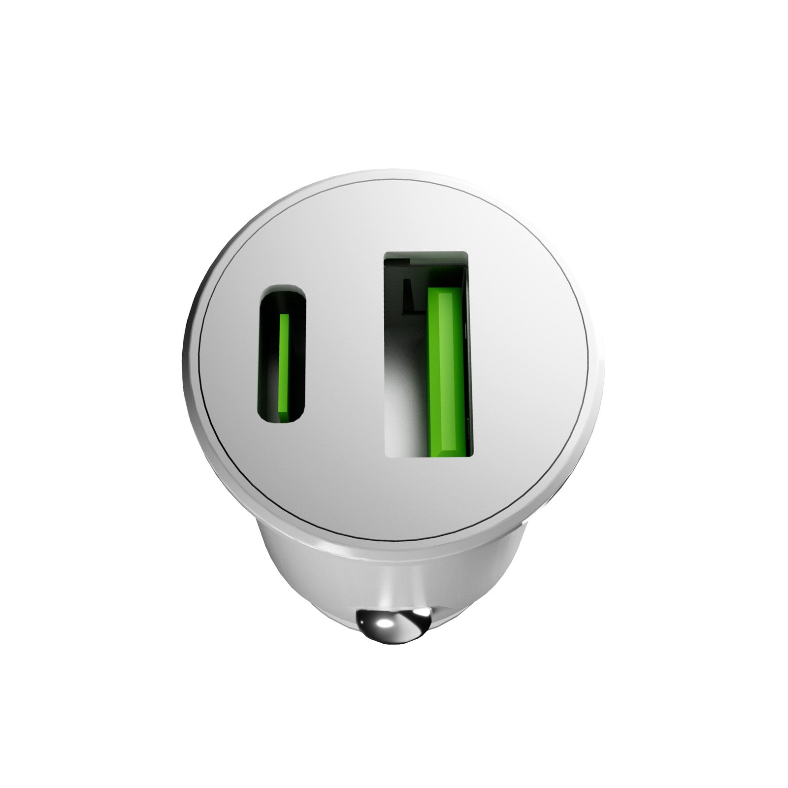 Caricabatterie da auto Pro Lite con 1 porta USB-A e 1 porta USB-C