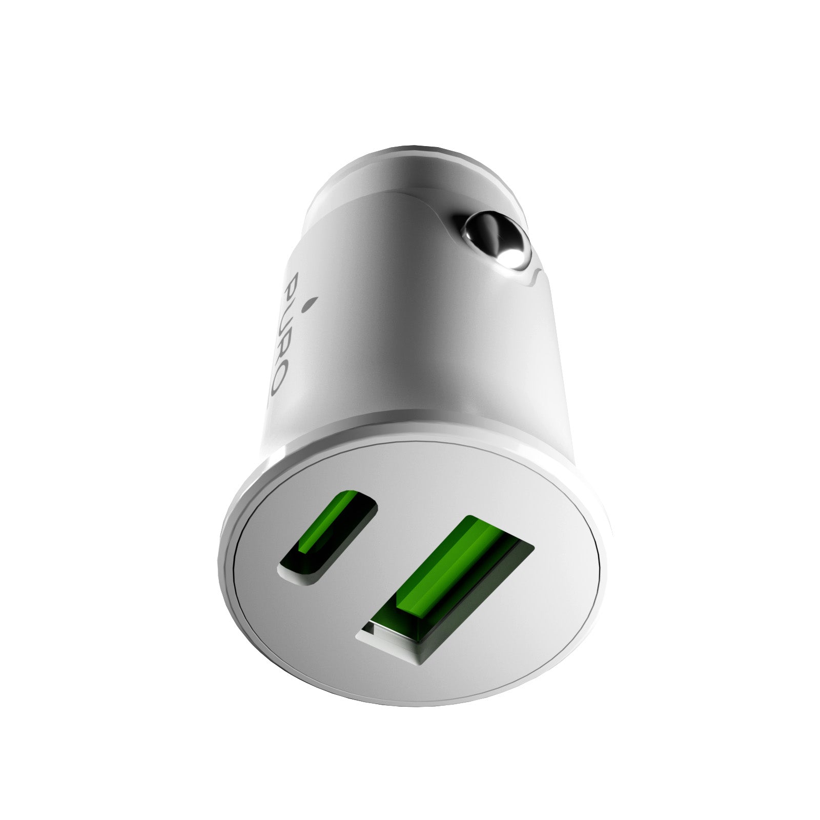 Caricabatterie da auto Pro Lite con 1 porta USB-A e 1 porta USB-C
