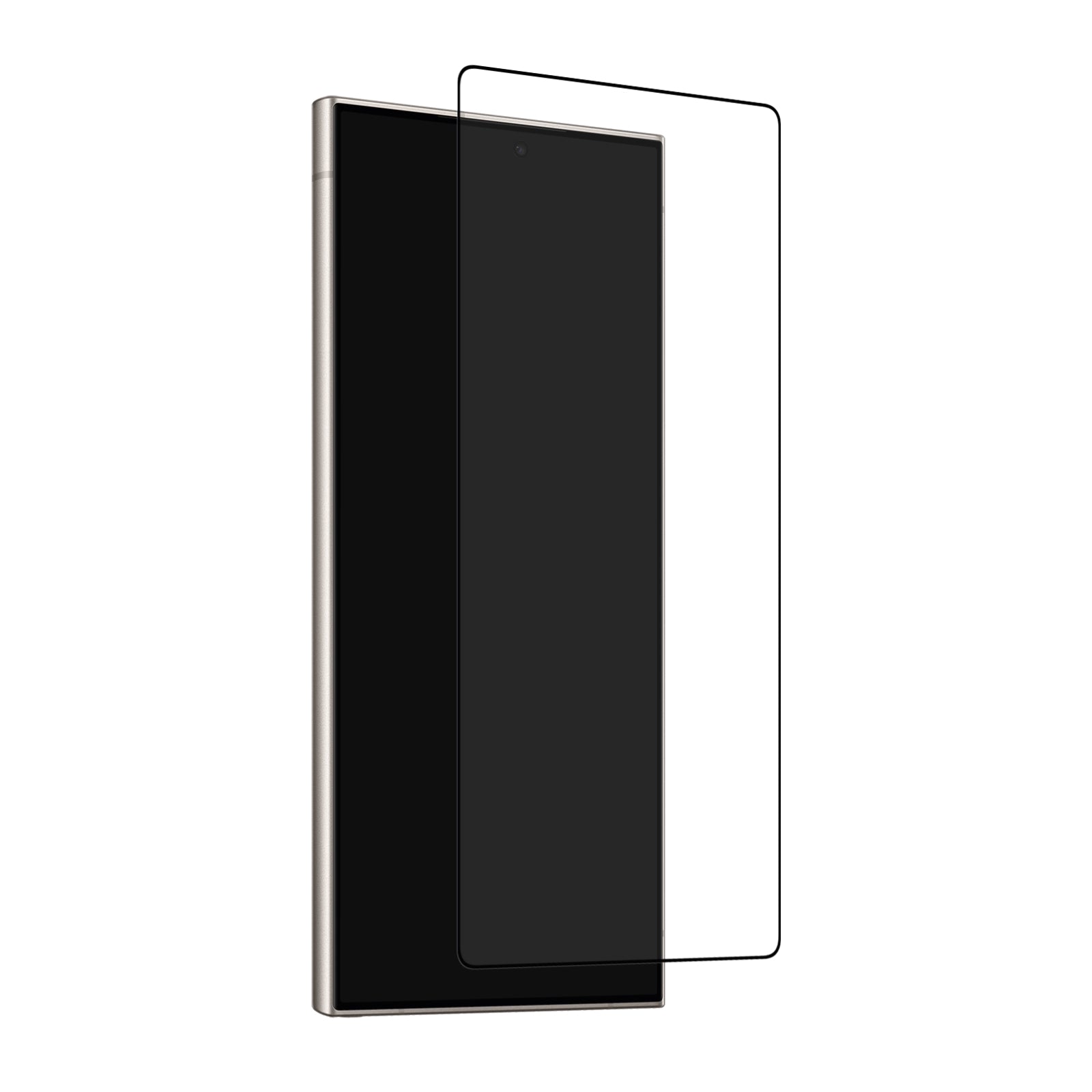 Vetro Temperato Frame Full Glue per Samsung Galaxy S25 Ultra