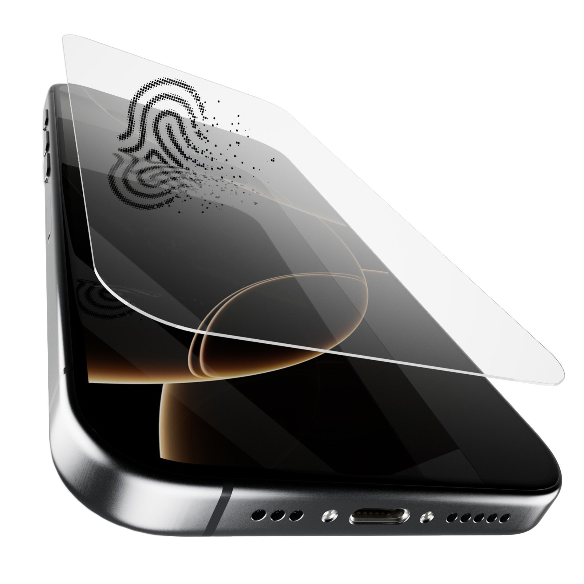 Verre trempé Clear pour iPhone 16 Pro