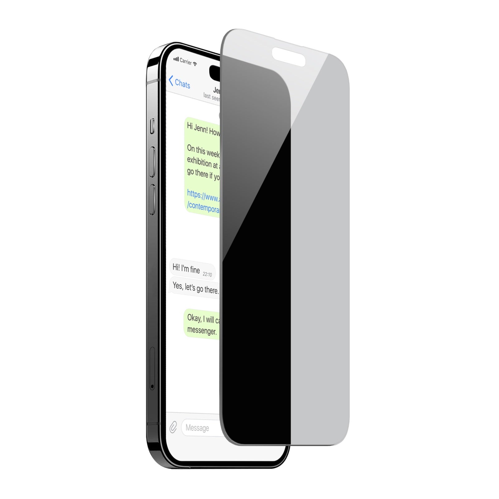 VETRO TEMPERATO PHONIX pellicola iPhone 15 Pro Max/Plus confezione 3pz