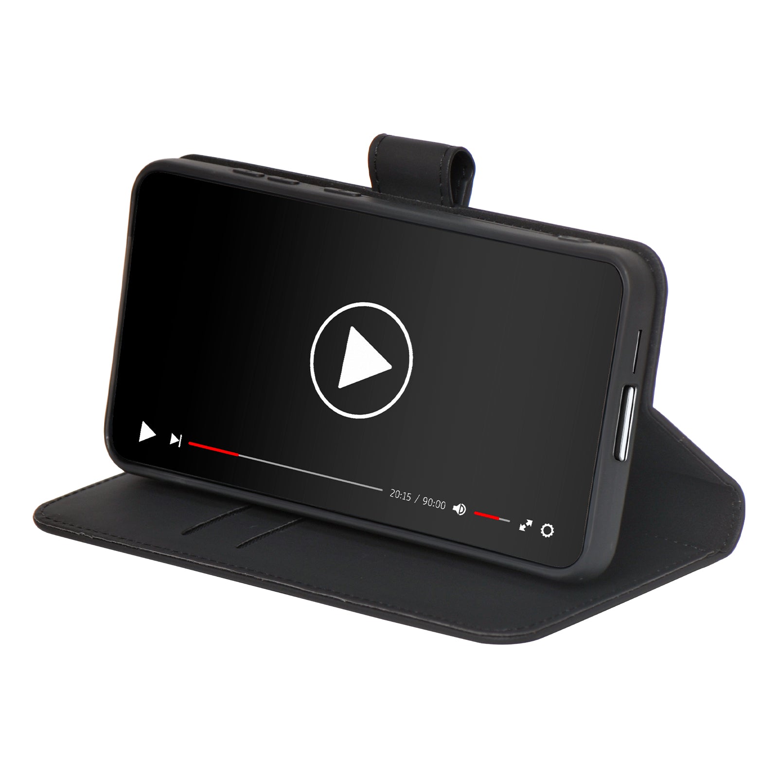 Étui portefeuille avec support pour Samsung Galaxy S24+