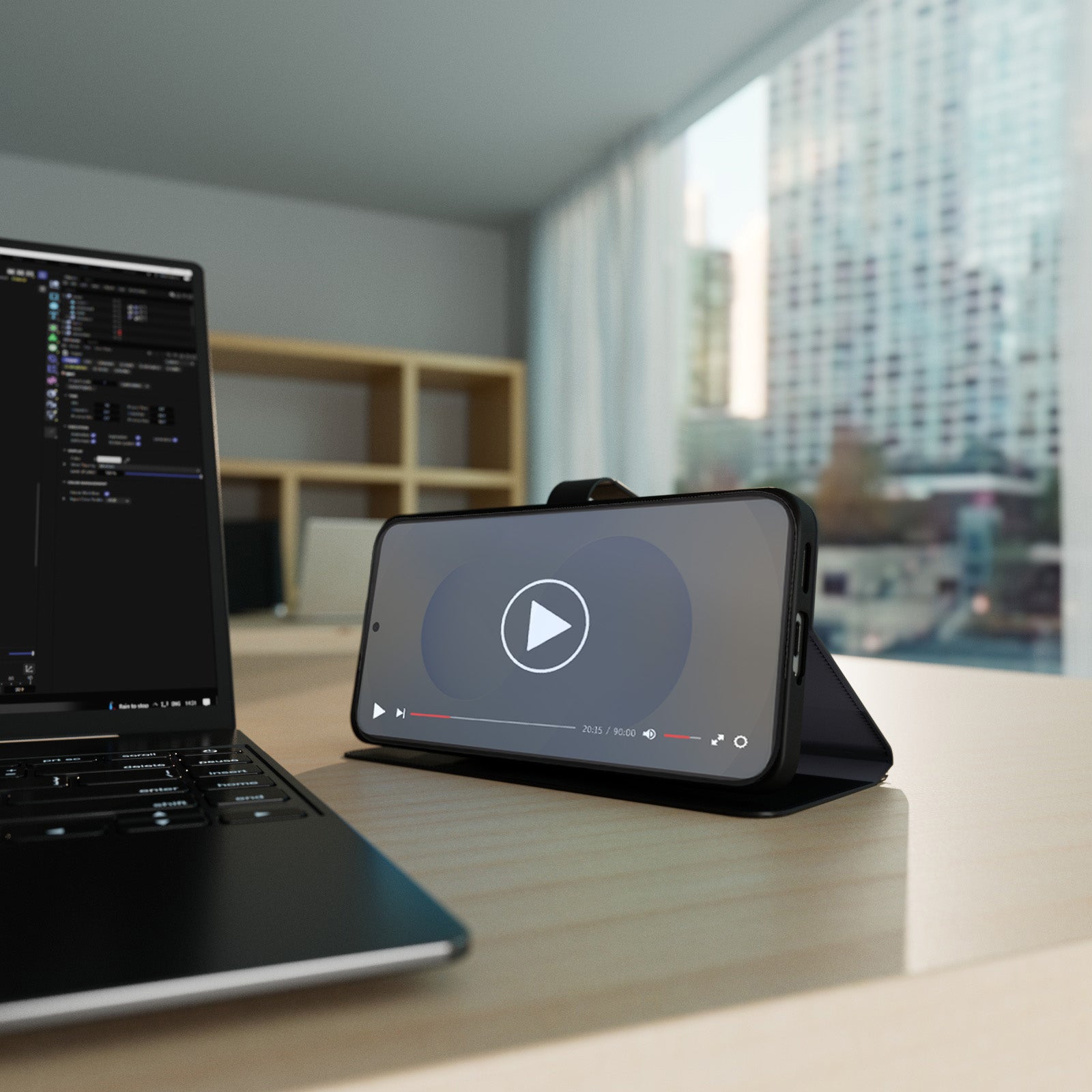 Custodia Wallet Stand per Samsung Galaxy S25+