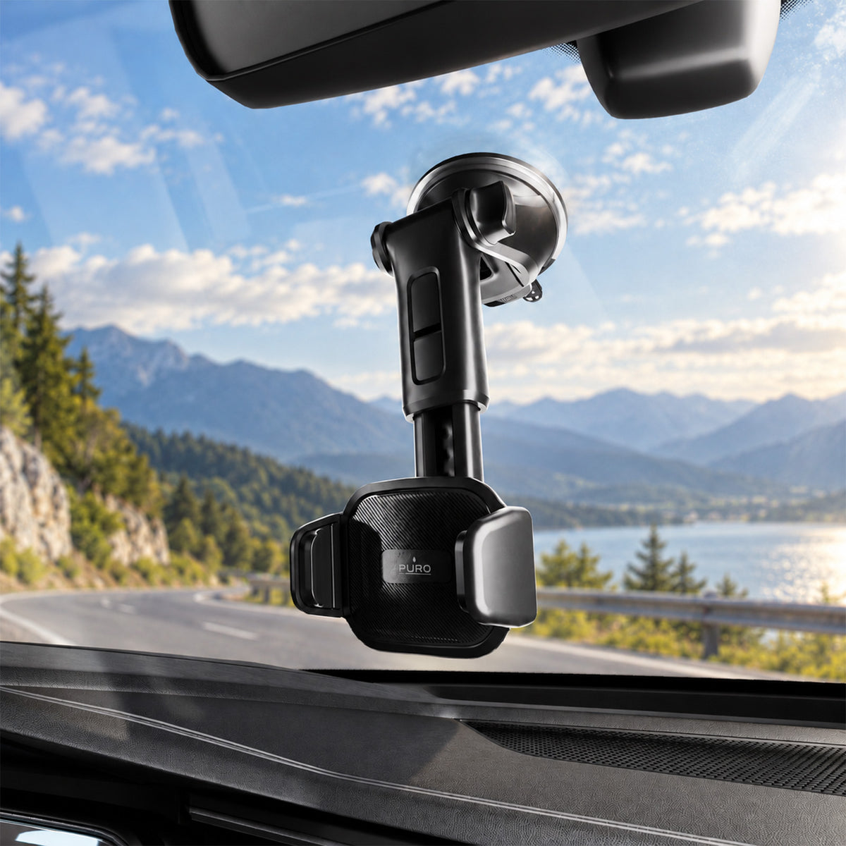 Supporto auto Road Grip Flex con ventosa e rotazione 360°