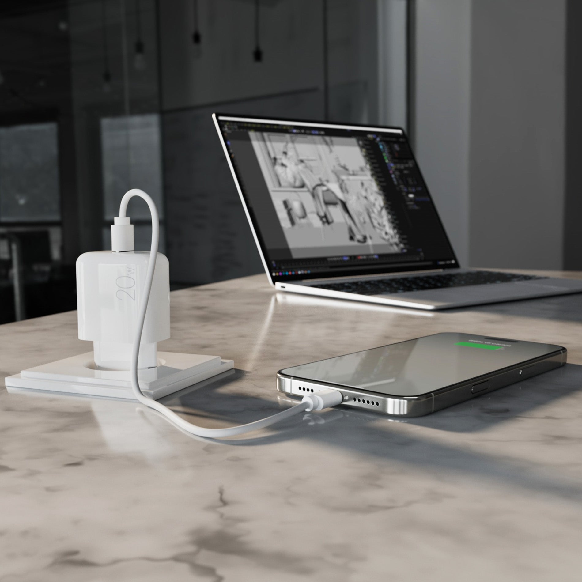 Caricabatterie Da Parete Pro Lite con porta USB-C, 20W