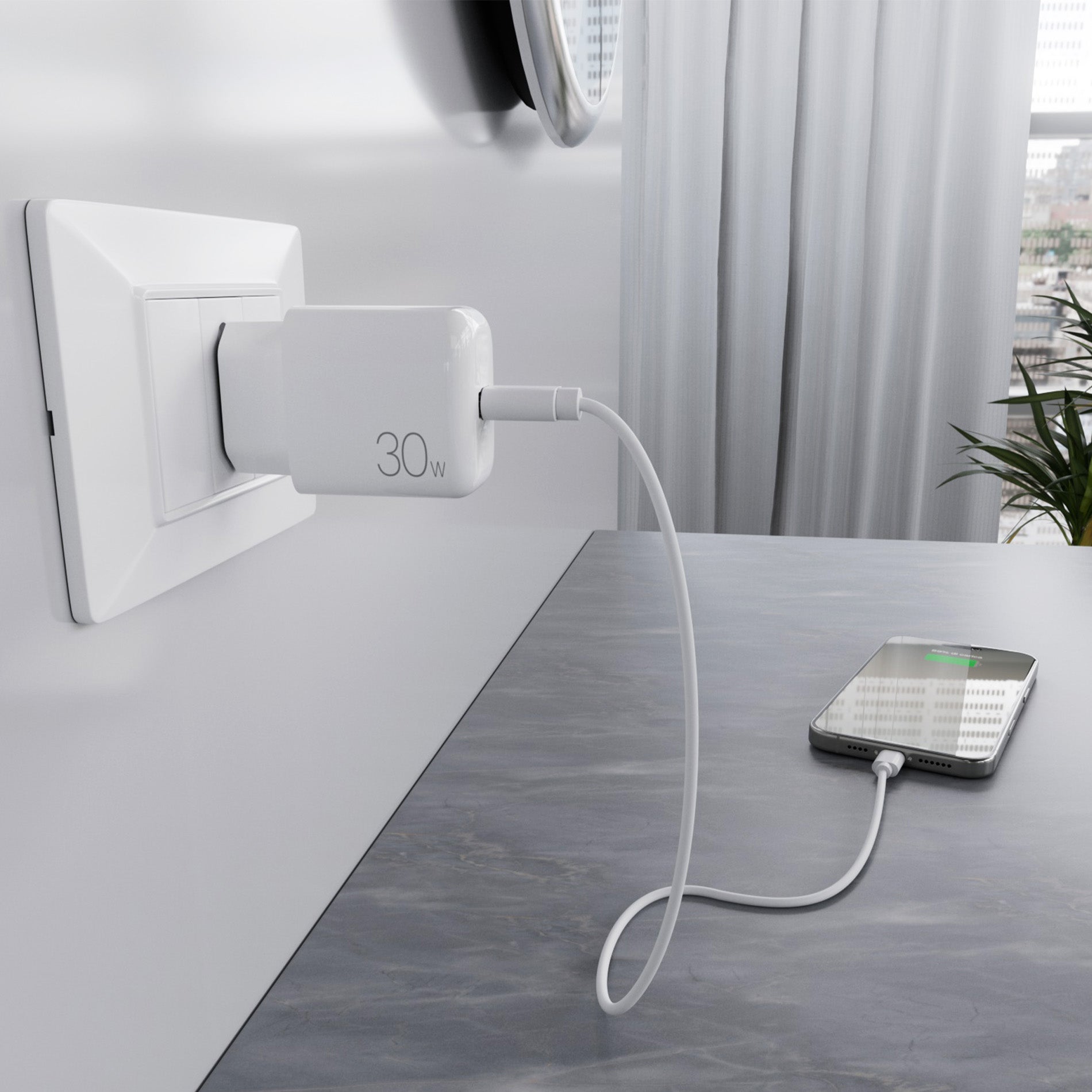 Wall charger DAILY 1 USB-C, 30W