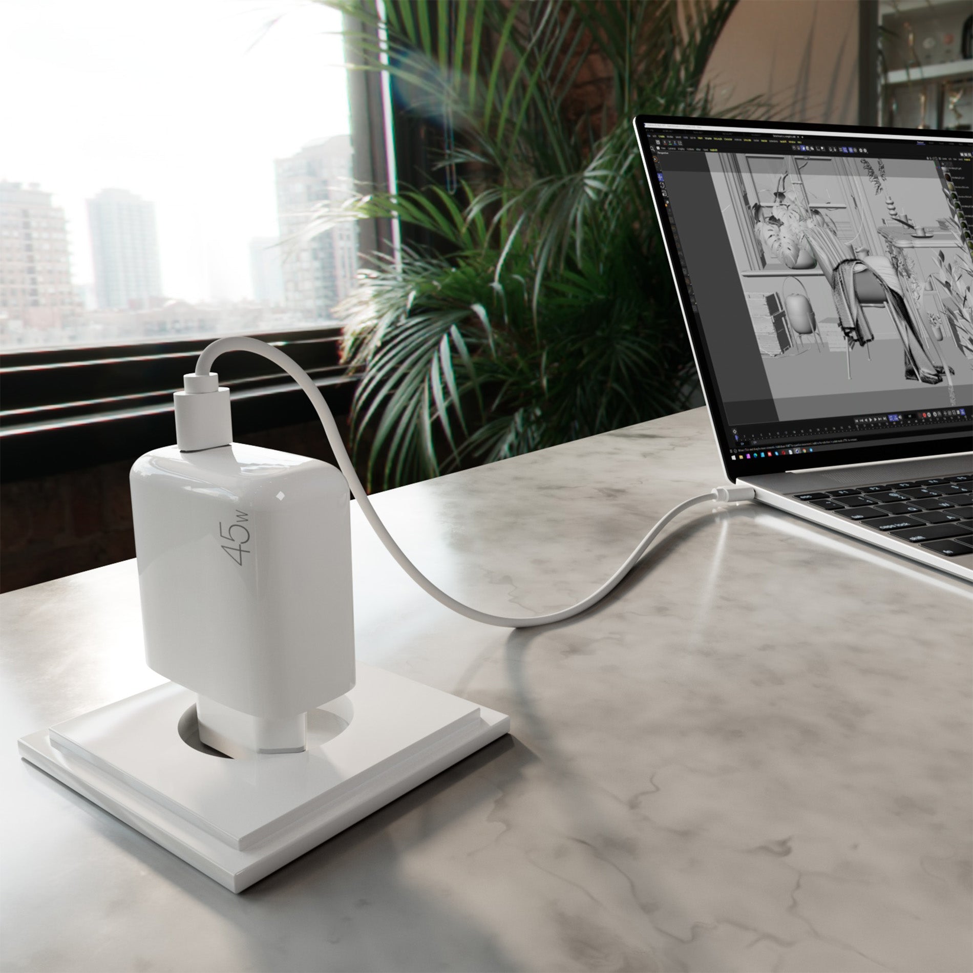Caricabatterie Da Parete Pro Lite con porta USB-C, 45W