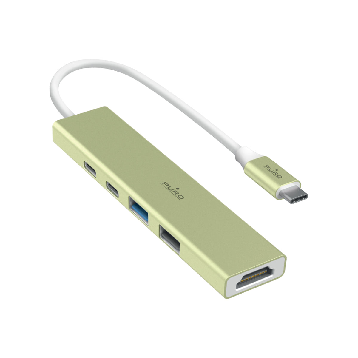 Hub 5 in 1 USB-C 3.2 con porta HDMI 4K per MacBook Neo, tablet e laptop