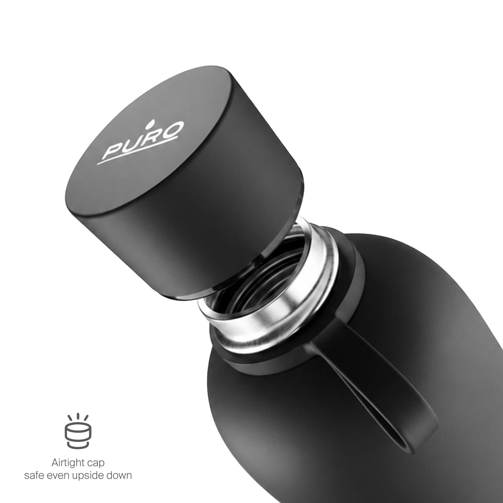 Borraccia termica ermetica 500ml “Hydro 5” in acciaio inossidabile