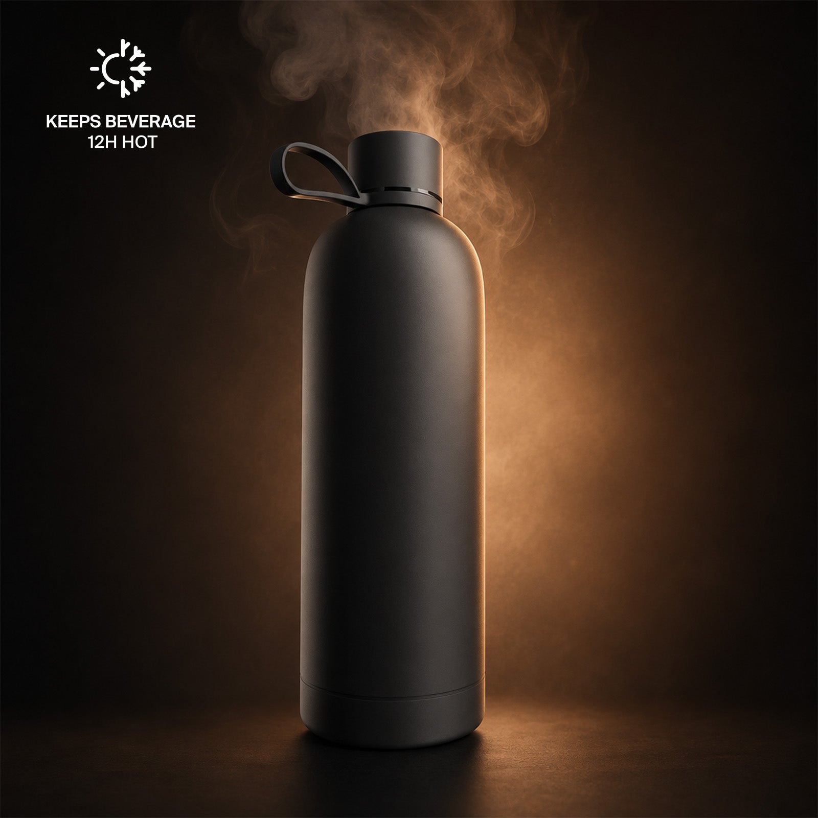 Borraccia termica ermetica 500ml “Hydro 5” in acciaio inossidabile