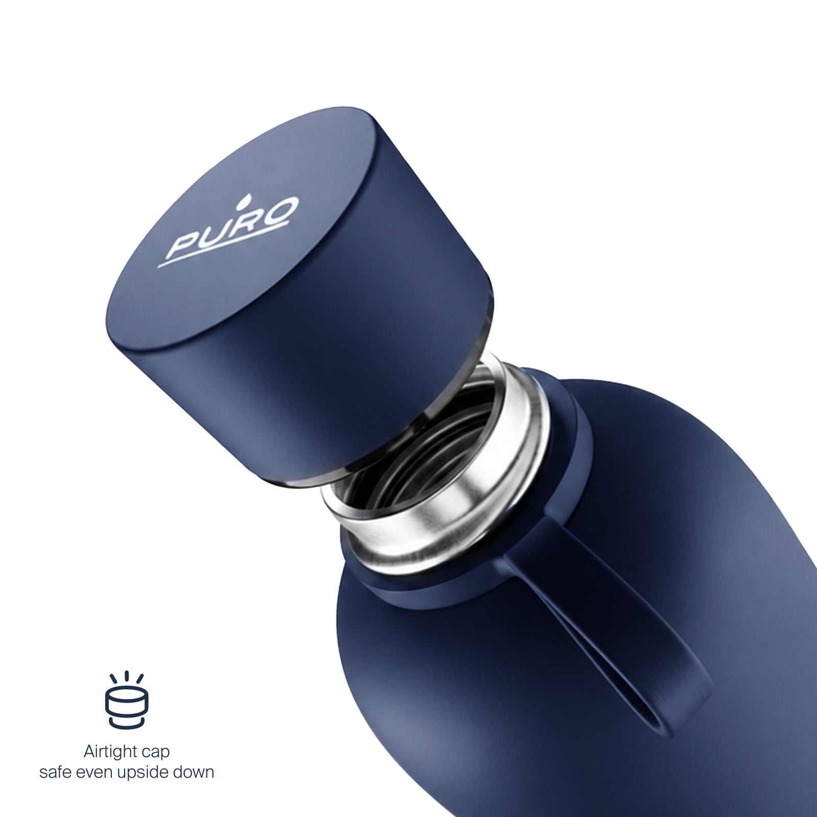 Borraccia termica ermetica 500ml “Hydro 5” in acciaio inossidabile
