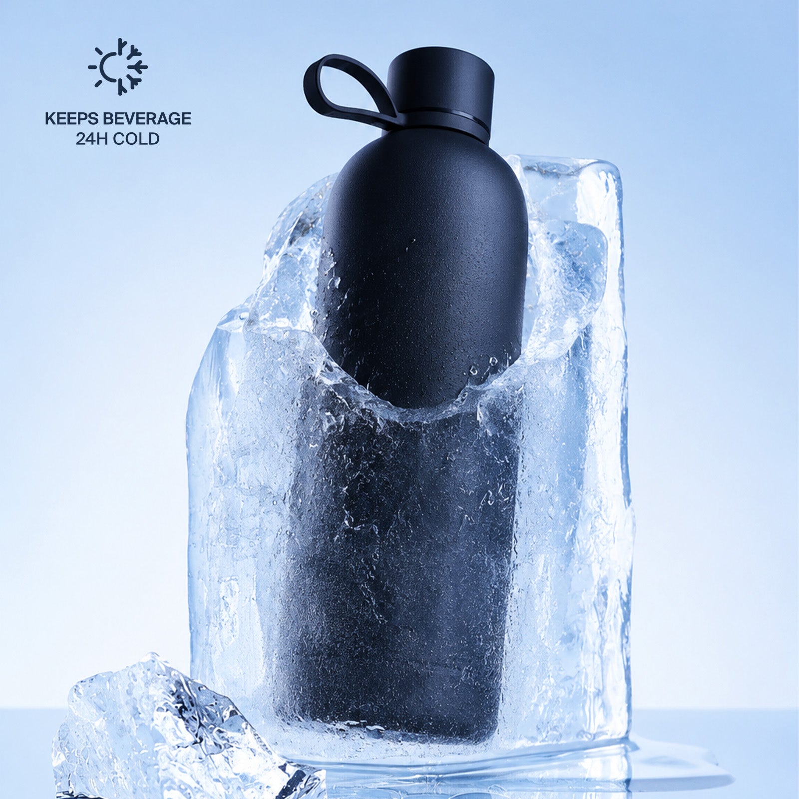 Borraccia termica ermetica 500ml “Hydro 5” in acciaio inossidabile