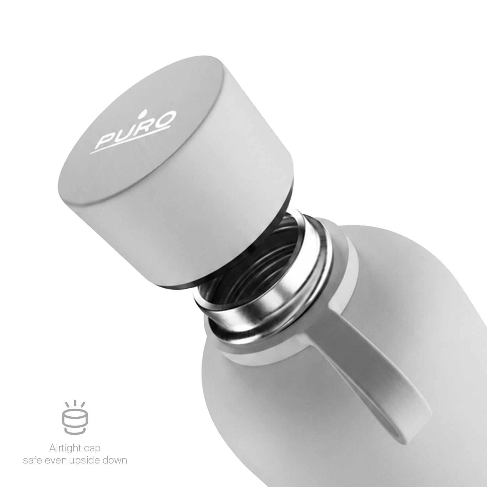 Borraccia termica ermetica 500ml “Hydro 5” in acciaio inossidabile
