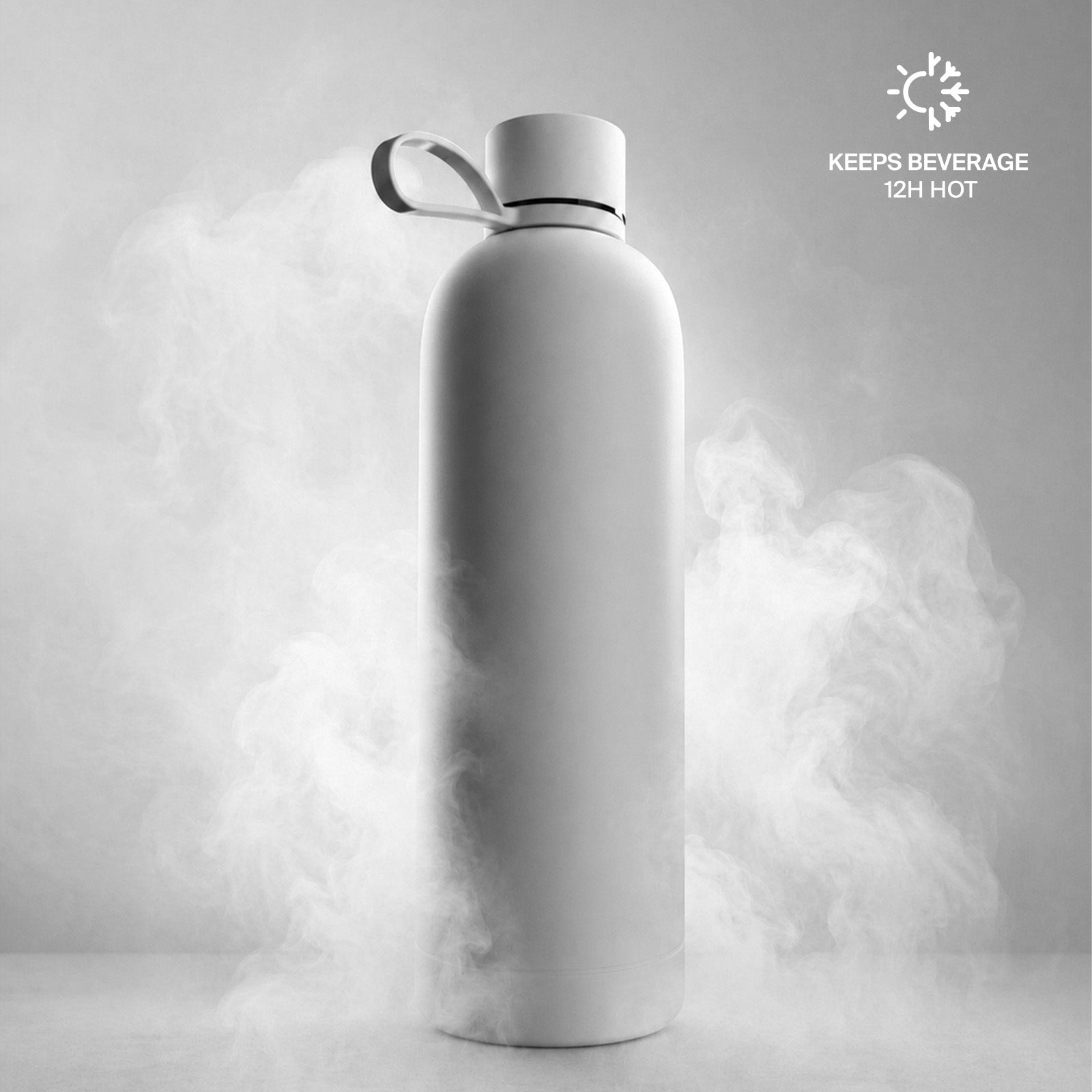 Borraccia termica ermetica 500ml “Hydro 5” in acciaio inossidabile