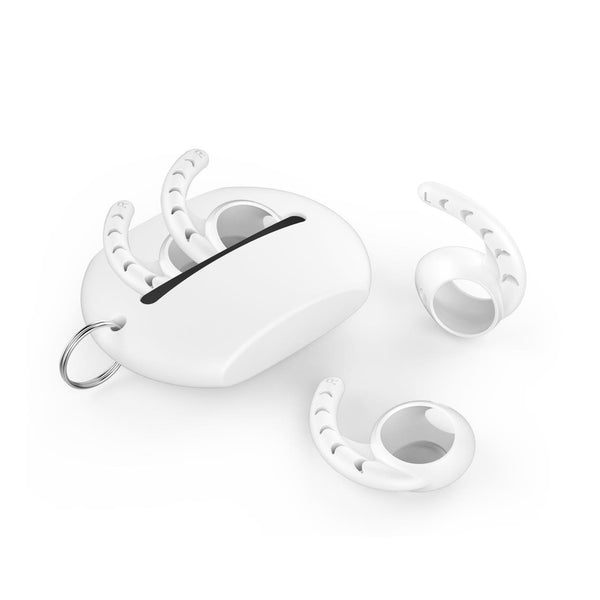 4 Paia Gommini Auricolari In Silicone Morbido Sostitutivi Con Foro Riduzione Rumore, Taglie XS/S/M/L, Con Custodia Portatile, Anti-Sudore