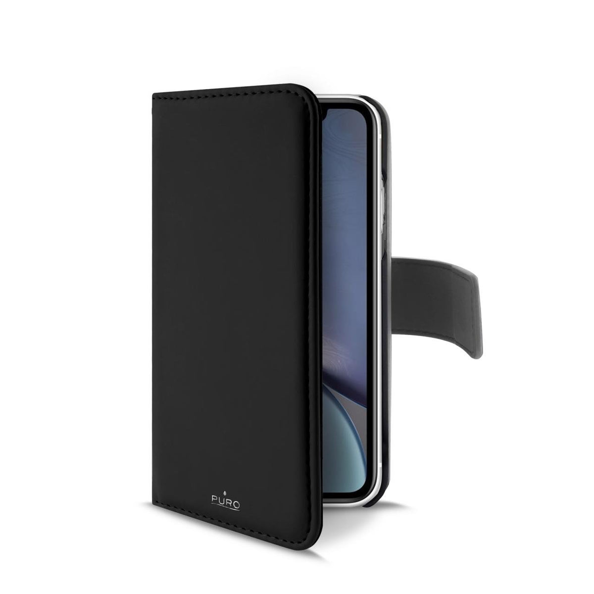 Custodia Magnetica con Vetro Temperato per iPhone 15 Pro - Blu