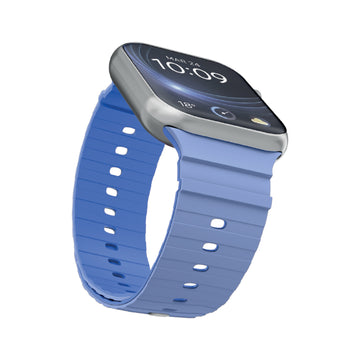 Blend Two-Tone Silicone Replacement Band for Apple Watch – Polar Blue