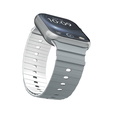 Blend Two-Tone Silicone Replacement Band for Apple Watch – Soft Cloud
