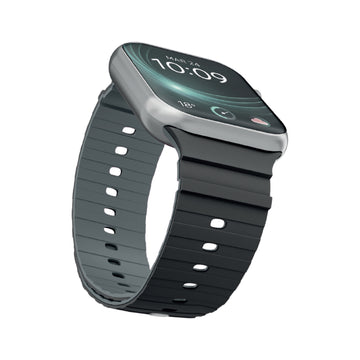 Blend Two-Tone Silicone Replacement Band for Apple Watch – Dark Shadow