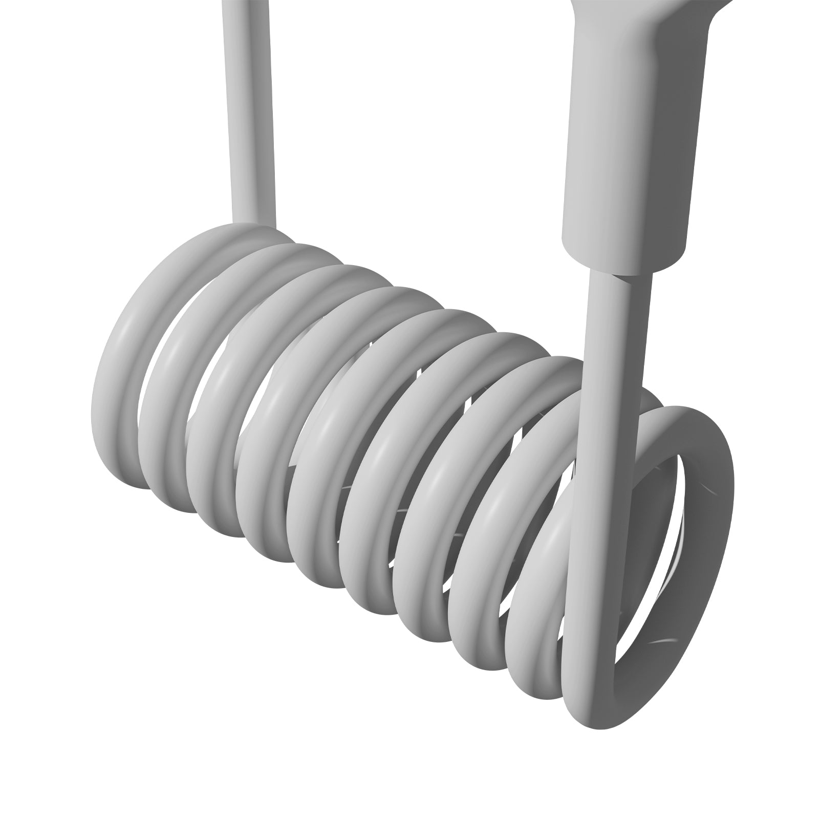 USB-C to USB-C Spiral cable in TPU, 1m