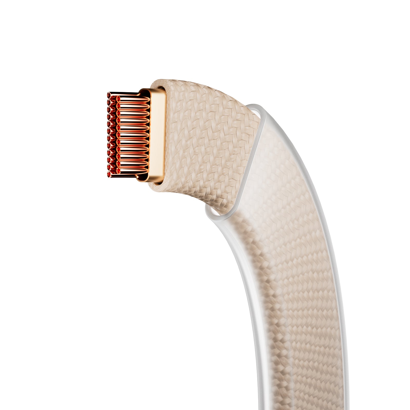 Cavo slim in tessuto intrecciato, da USB-C 2.0 a USB-C 2.0, 1m