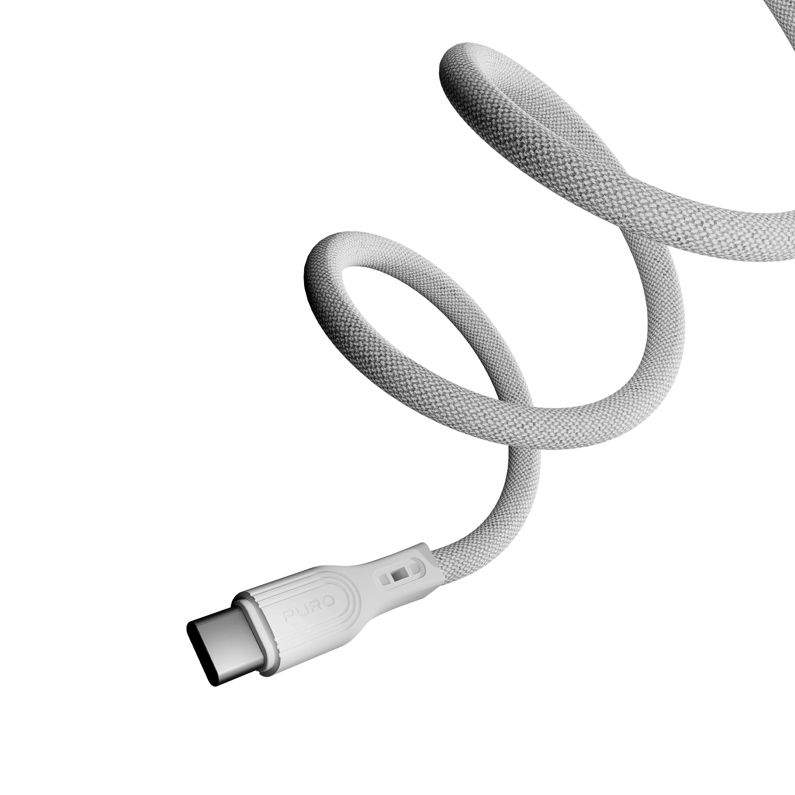 Câble magnétique à enroulement USB-C vers USB-C, 1m