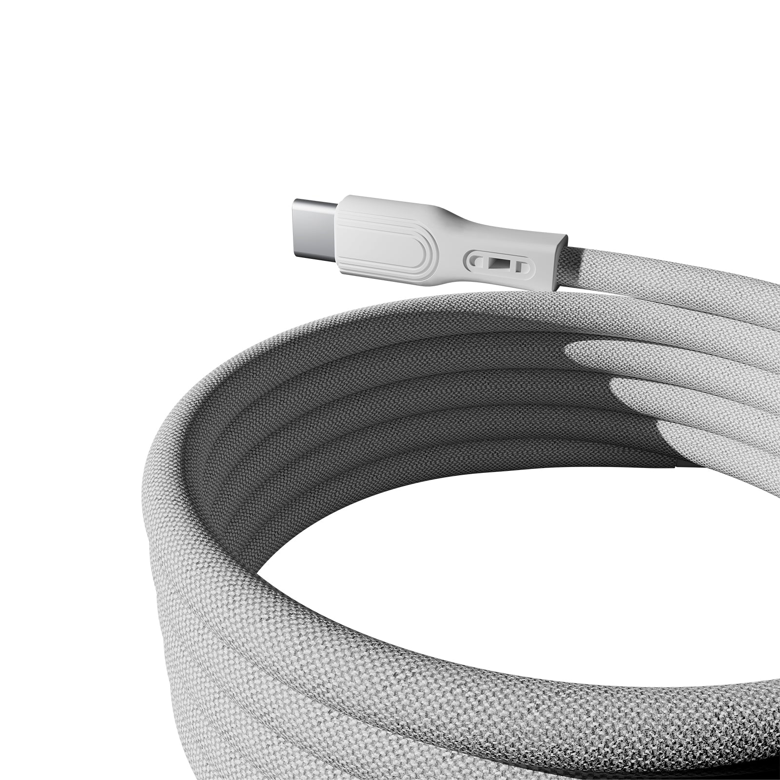 Câble magnétique à enroulement USB-C vers USB-C, 1m