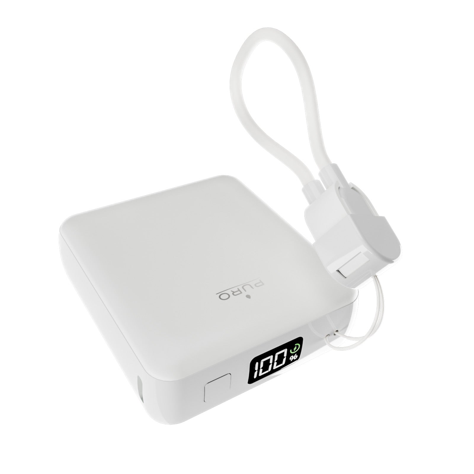Power Bank 10000 mAh con cavo USB-C e display LCD