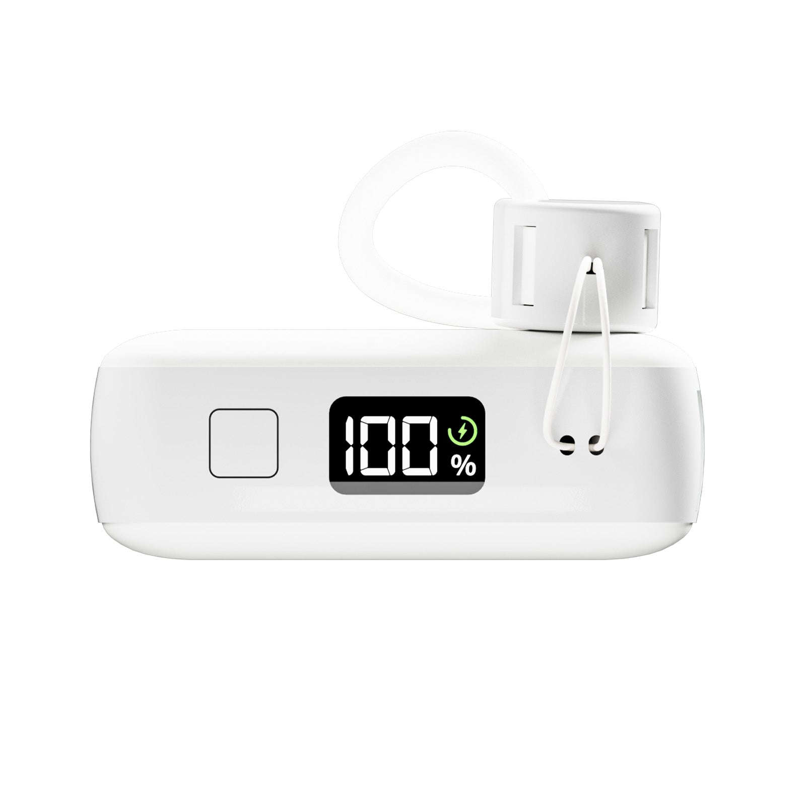 Power Bank 10000 mAh con cavo USB-C e display LCD