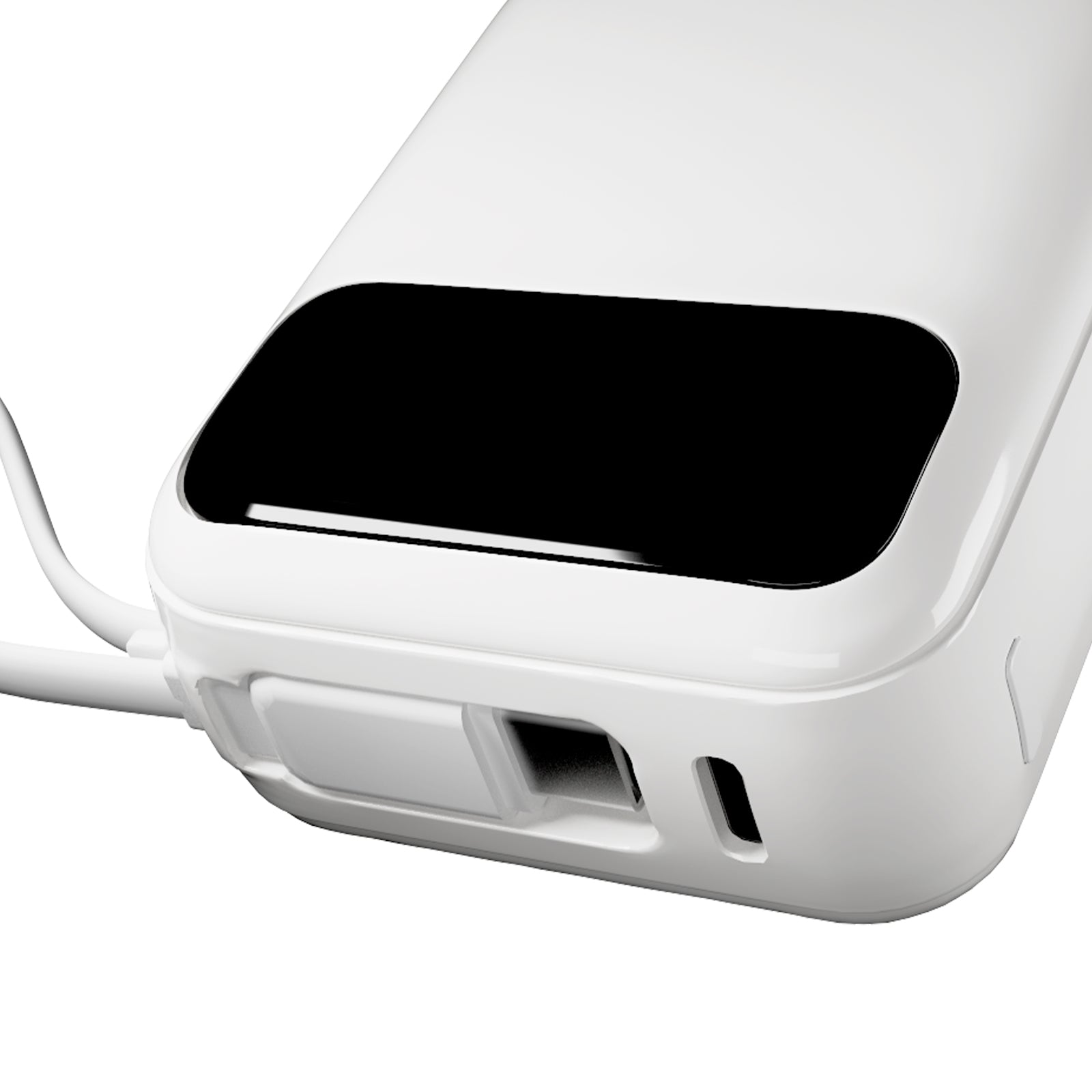 Power bank 10000 mAh 20W LCD Power Duo 10, con cavi integrati e display