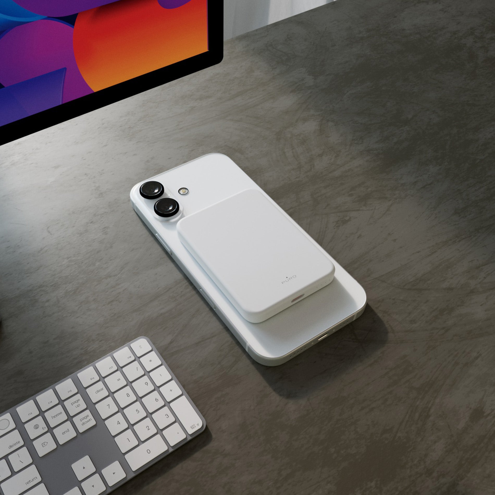 Power Bank wireless Mini Power Mag 4200 mAh Compatibile con Tecnologia MagSafe